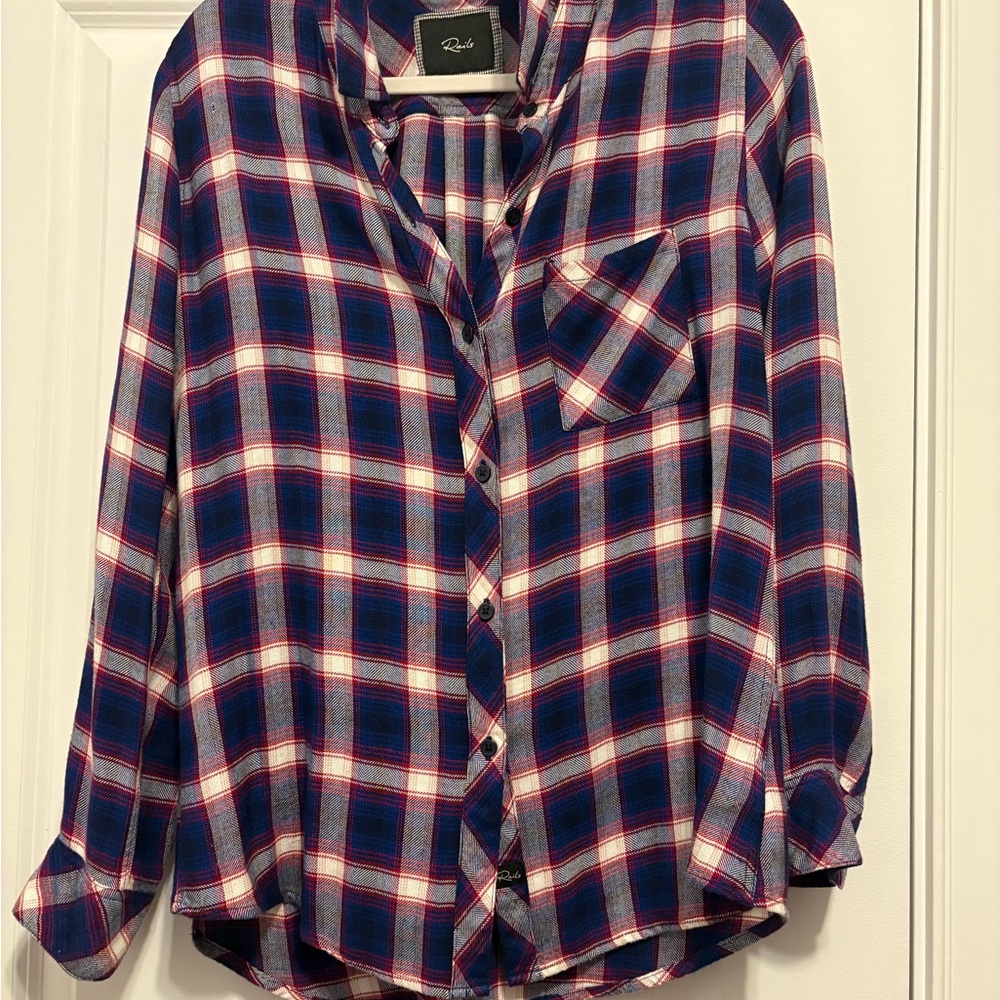 Rails Red and Blue Plaid Shirt